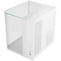 Mars Gaming MC-INFINIOLITE Caja Gaming ATX Semitorre Blanca - Diseño Infinity de Cristal Templado Curvado, Estructura Doble Cámara, Compatible con Refrigeración Líquida 240mm